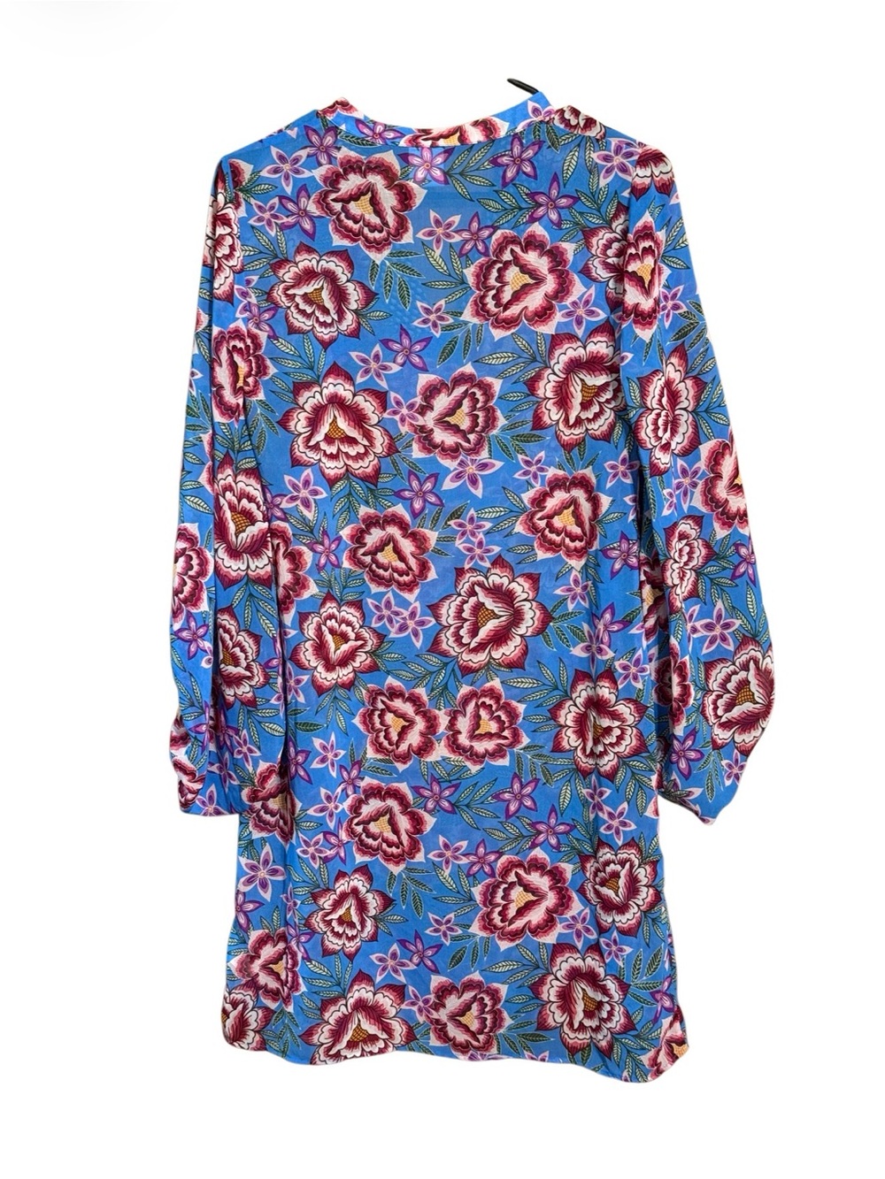 Cabi Primrose Dress 5612 Blue Floral Sheer Boho Dress XS - Picture 3 of 3
